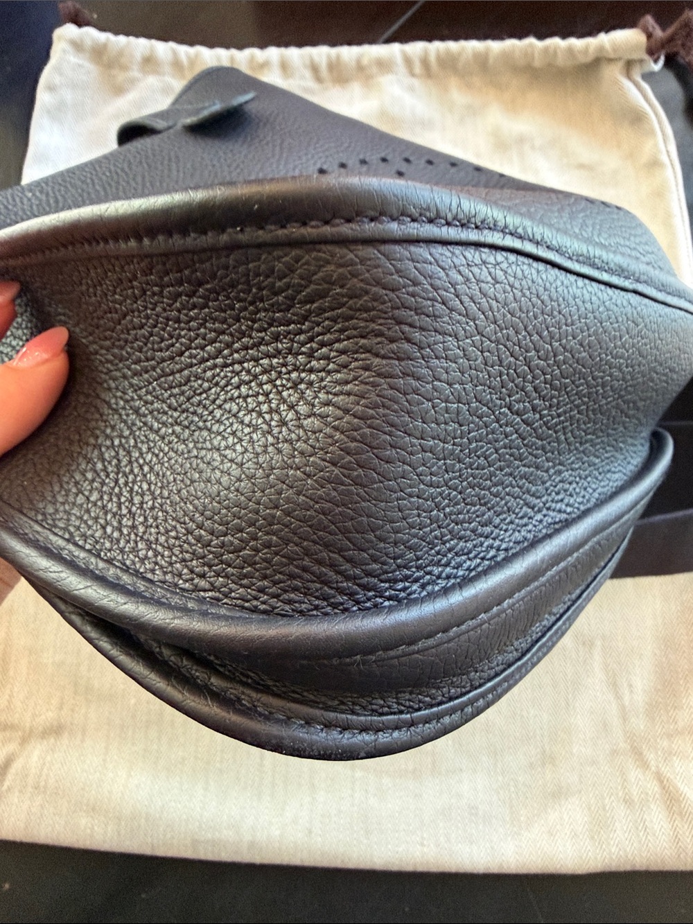 Hermes Evelyne III 29 PM in Caban Clemance Leather - Picture 8 of 16